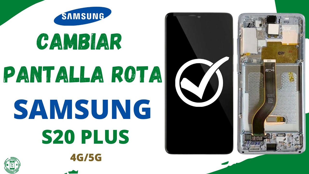 Como cambiar pantalla pantalla  Samsung S20 Plus