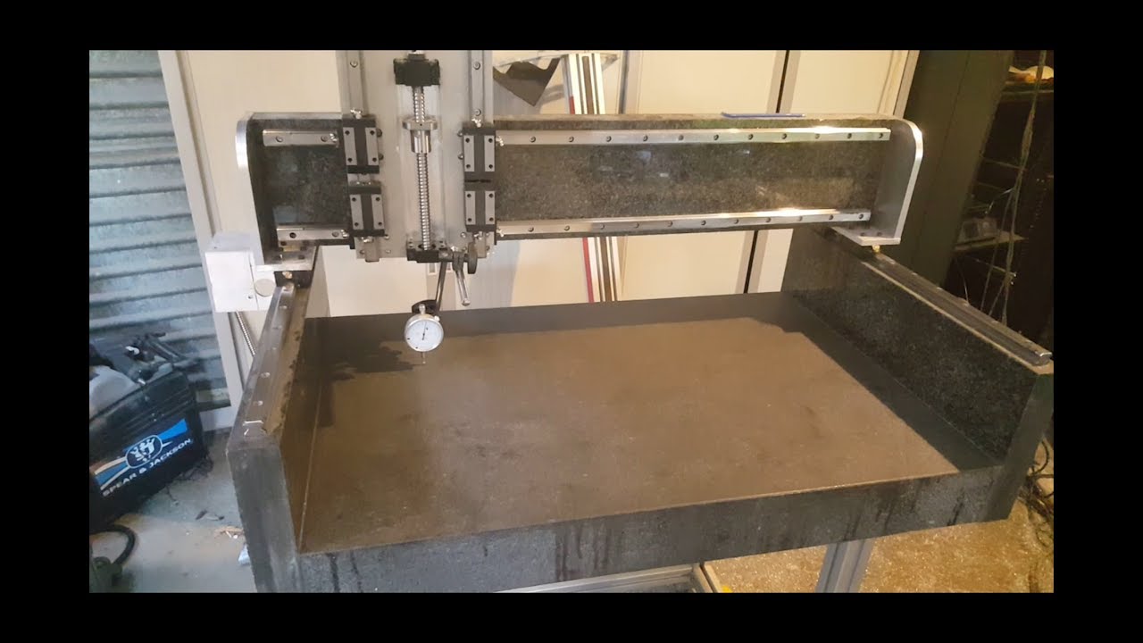 CNC machine made out of granite - part4