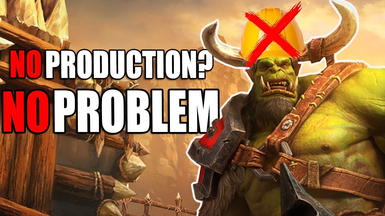 Can You Beat the Warcraft 3 Orc Campaign Without Building ANYTHING?