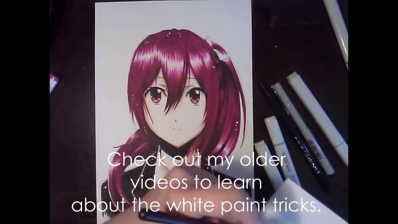 Free! Iwatobi Swim Club Matsuoka Gou Copic Drawing + answers