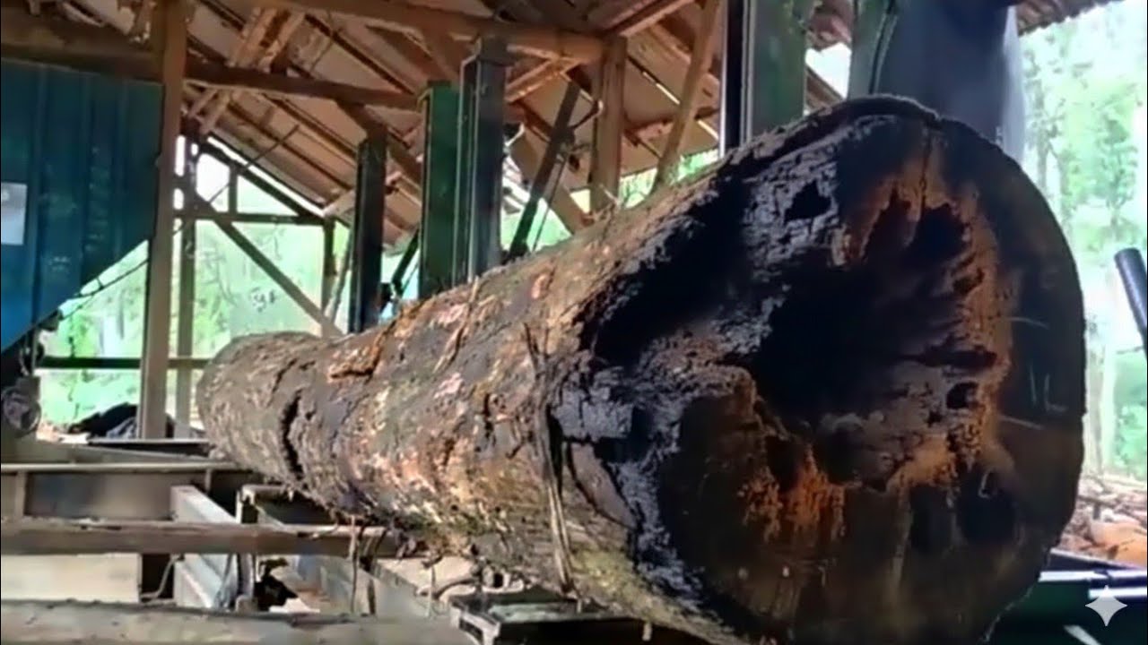 Amazing discovery..!! Wood buried in the ground for decades turns out to have very beautiful fibers