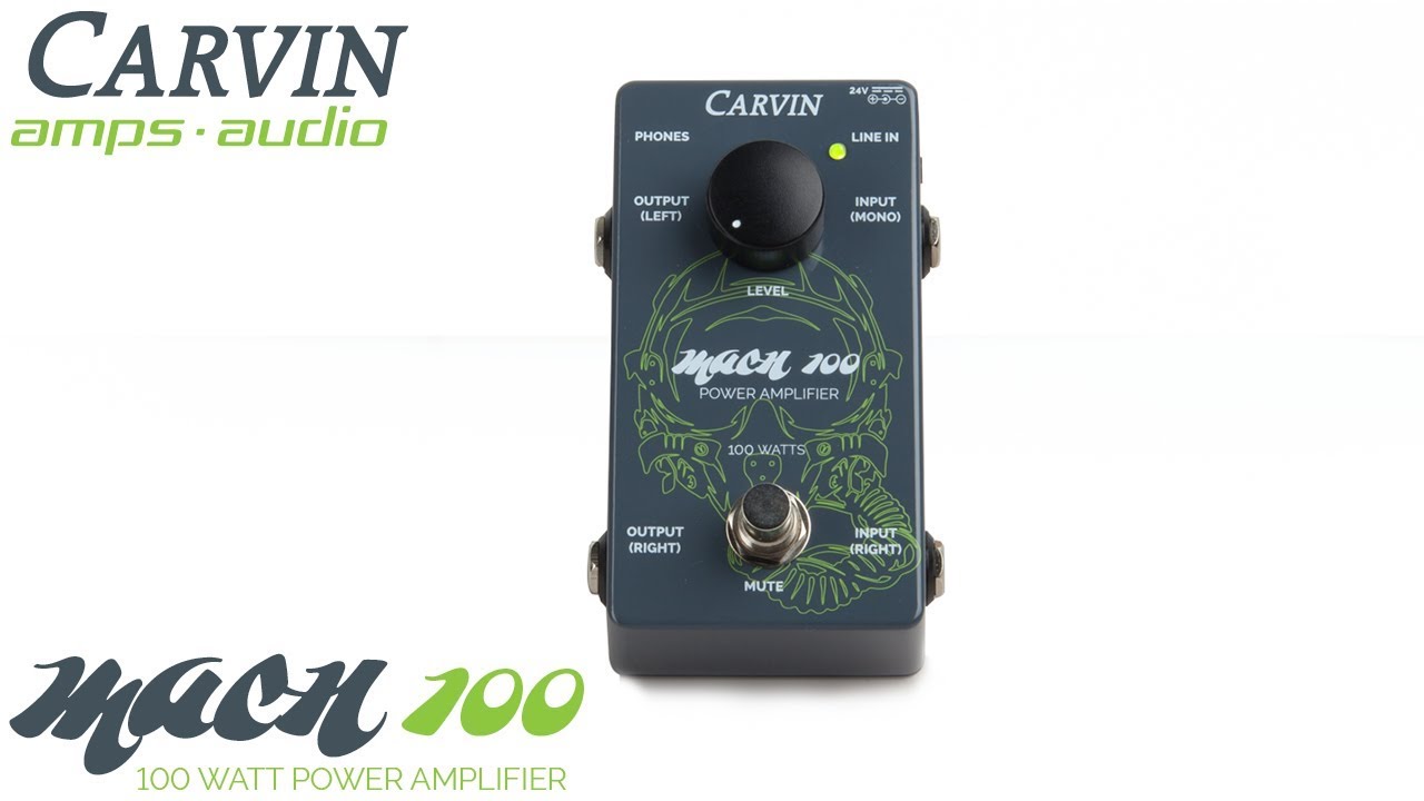 Carvin Amps and Audio Mach100 100W Guitar Amplifier Pedal