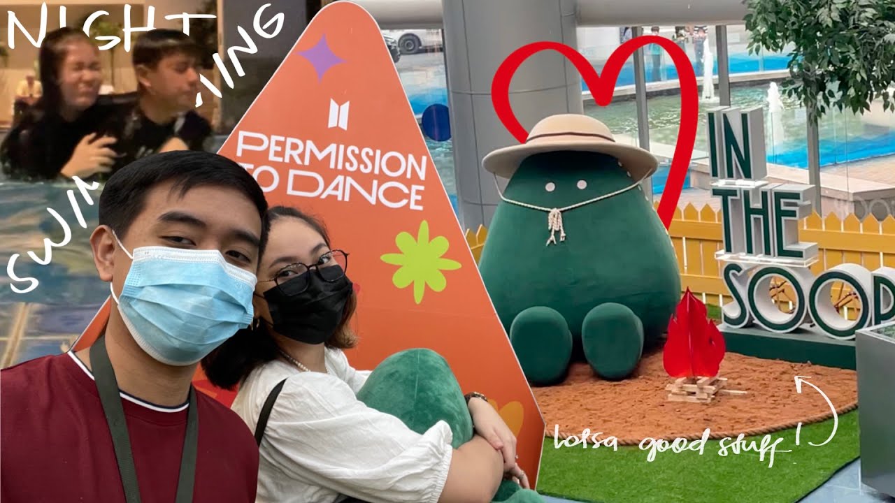 vlog \\ in the soop pop-up store at sm moa, date night swimming
