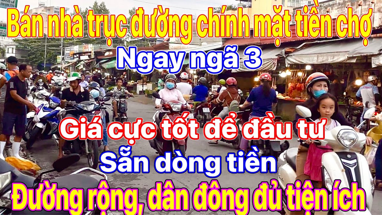 Cần bán nhà mặt tiền chợ kinh doanh cực đẹp, đường chính, giá tốt, có dòng tiền ổn định