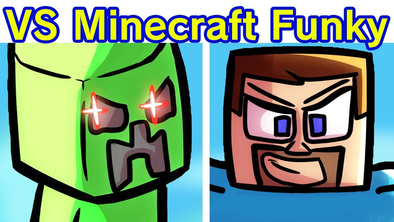 Friday Night Funkin' VS Minecraft Funky Edition FULL WEEK (FNF Mod/Hard) (Herobrine, Cow, Creeper)