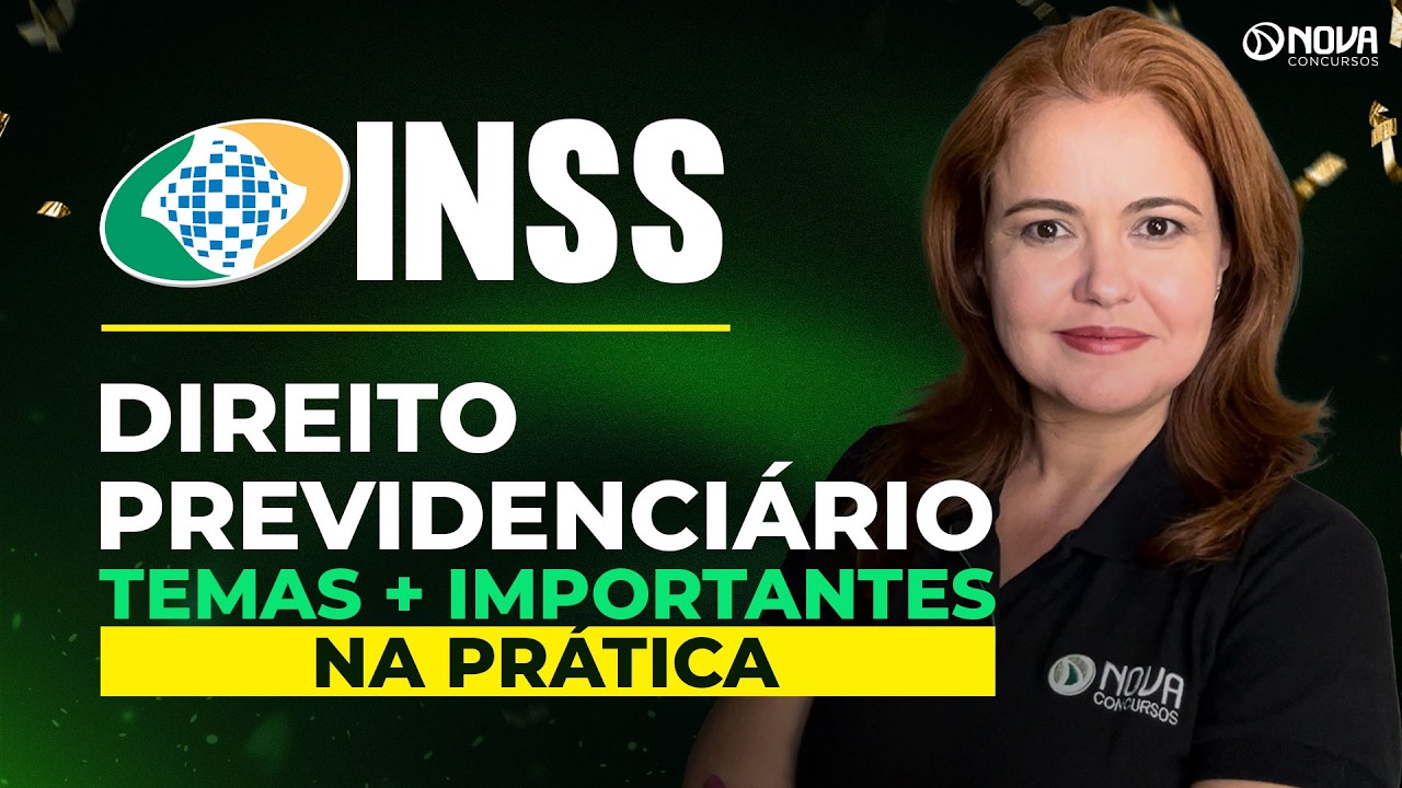 CONCURSO INSS 2026 | Plano Prático de Aprovação em Direito Previdenciário!