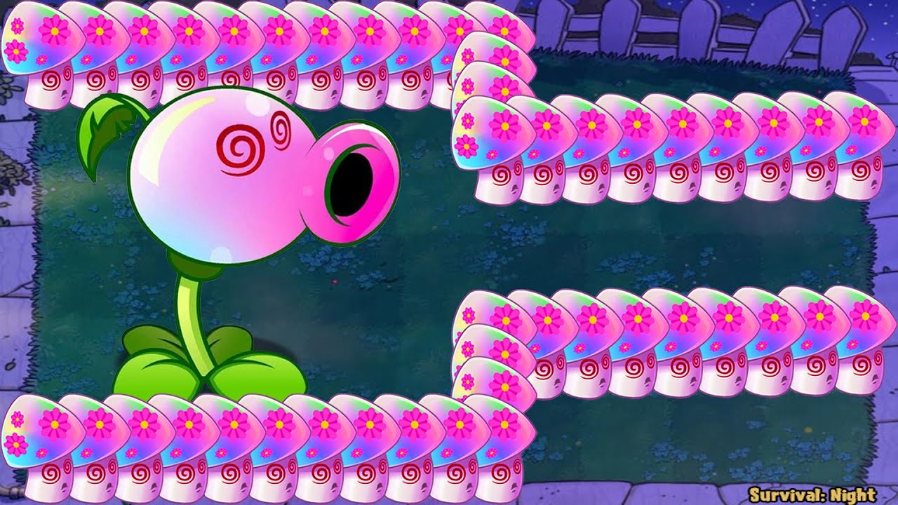 Hypno Pea Vs All Zombies Vs Dr Zomboss Plants Vs Zombies Battlez