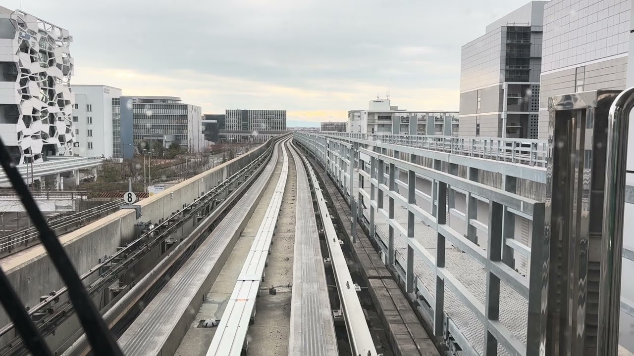 【神戸】ポートライナー・神戸空港行「貿易センター駅～計算科学センター駅」2026年1月13日