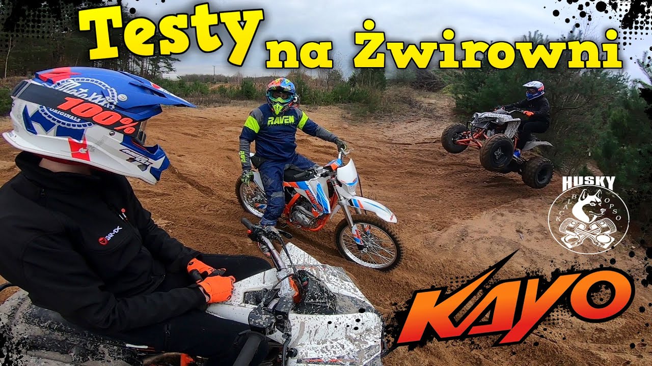 Testy KAYO w terenie // Born2RiDE KTM-er6 || ATV KAYO 300 | CROSS Kayo 250 | MiniQuad 110