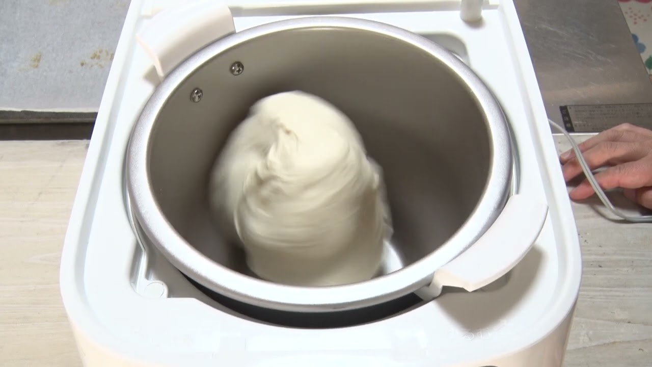 餅つき機でパンこねてみよう！凄くテキトーな作り方で参考にしないで下さい・・・