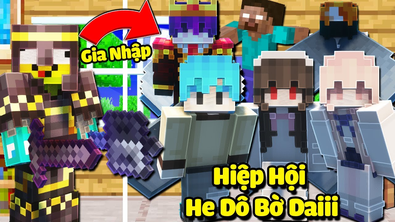 CUBE TOWN MINECRAFT TẬP 7 : VÌ QUÁ CÔ ĐƠN NÊN TÔI GIA NHẬP HIỆP HỘI HEROBRINE