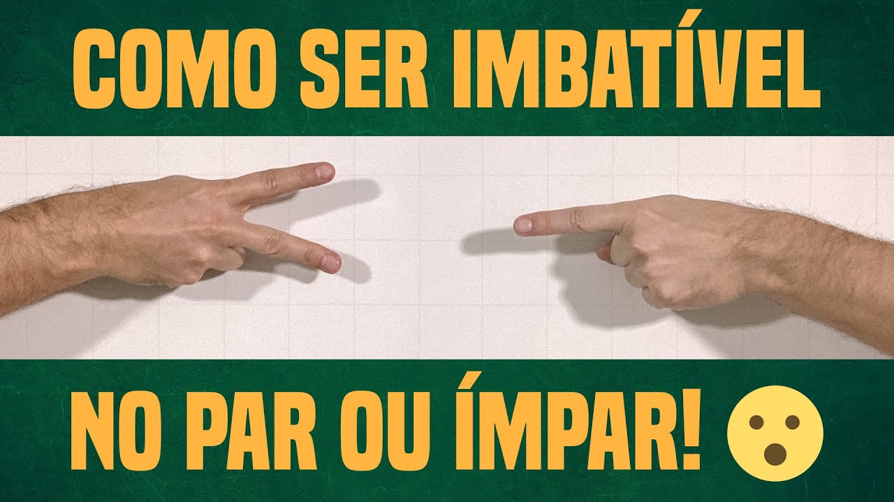 Par ou ímpar? Como maximizar sua chance de ganhar! [Horizontal]