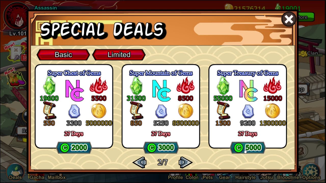 Shinobi Warfare(Ninja Saga) Deals Shopping.