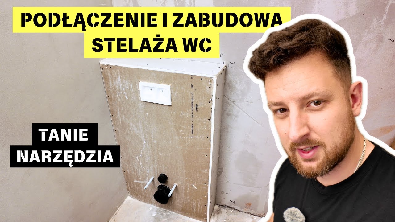PODŁĄCZENIE I ZABUDOWA STELAŻA WC | Tece | Łazienka | Budowa domu