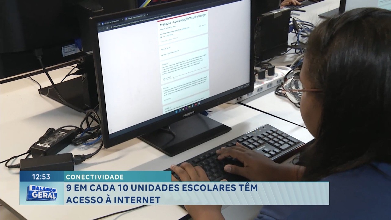 Brasil: 9 em cada 10 escolas têm acesso à internet.