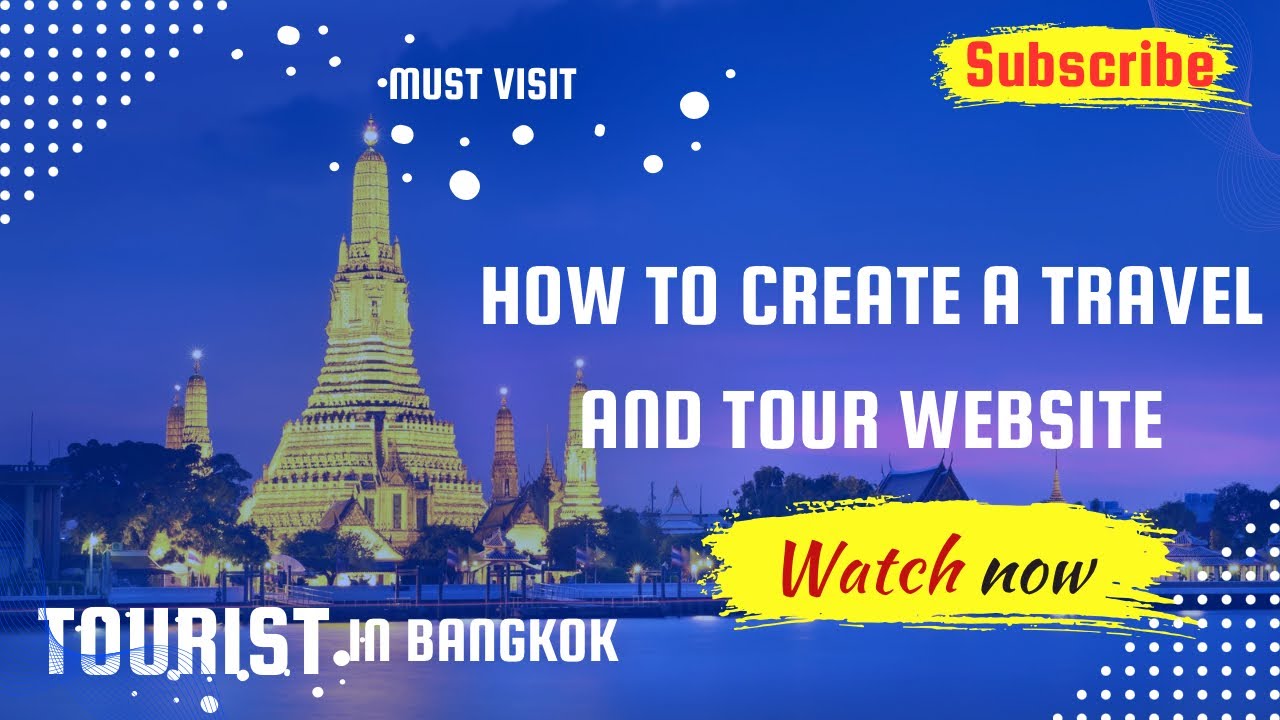 HOW TO CREATE A TRAVEL WEBSITE PLATFORM 2025🔥  #travel #visa #theme #tour #logistics #vacation 
