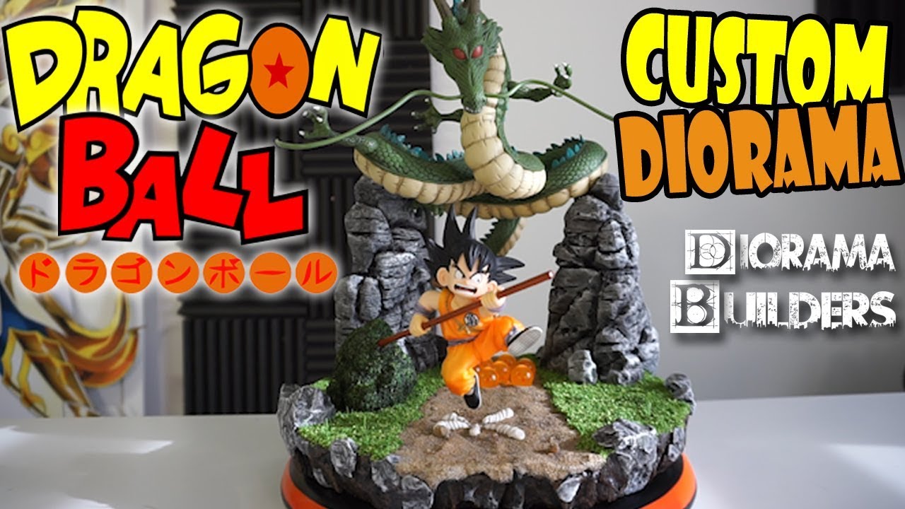 Custom Dragon Ball - Goku Shenron - Diorama LED Hero Festival
