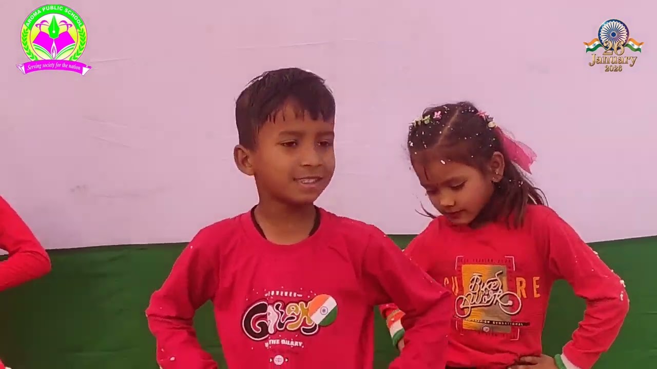 Mix Group Dance|| Aroma Public school 🏫🎒#dance #group #republic day