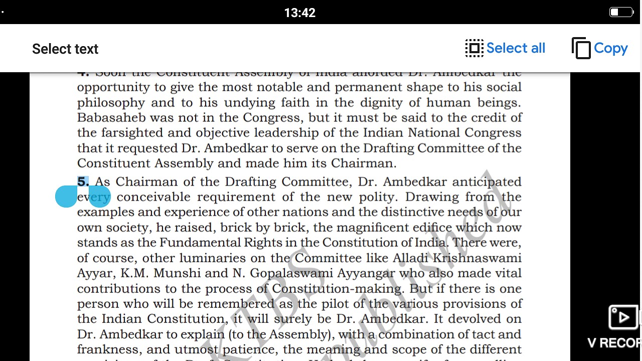 Dr. B. R. Ambedkar 10th standard English syllabus