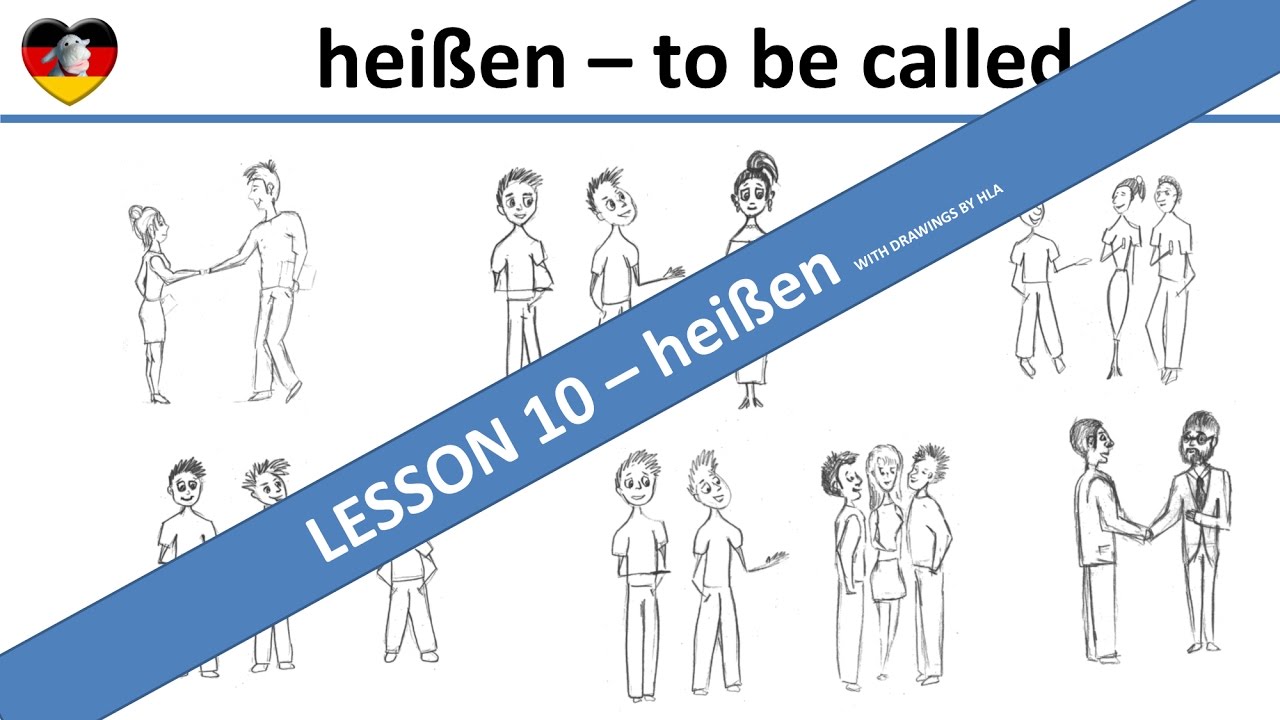 hei&szlig;en - What's your name? - Learn German (Lesson 10) - Complete A1-B1 Course - Deutsch lernen