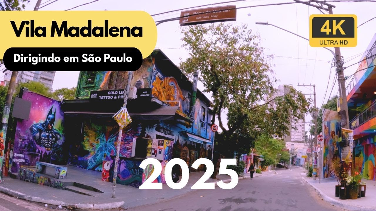 Dirigindo até a Vila Madalena, numa nublada manhã de sexta-feira.