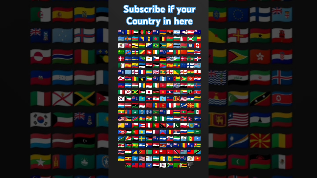 comment your country emoji and name
