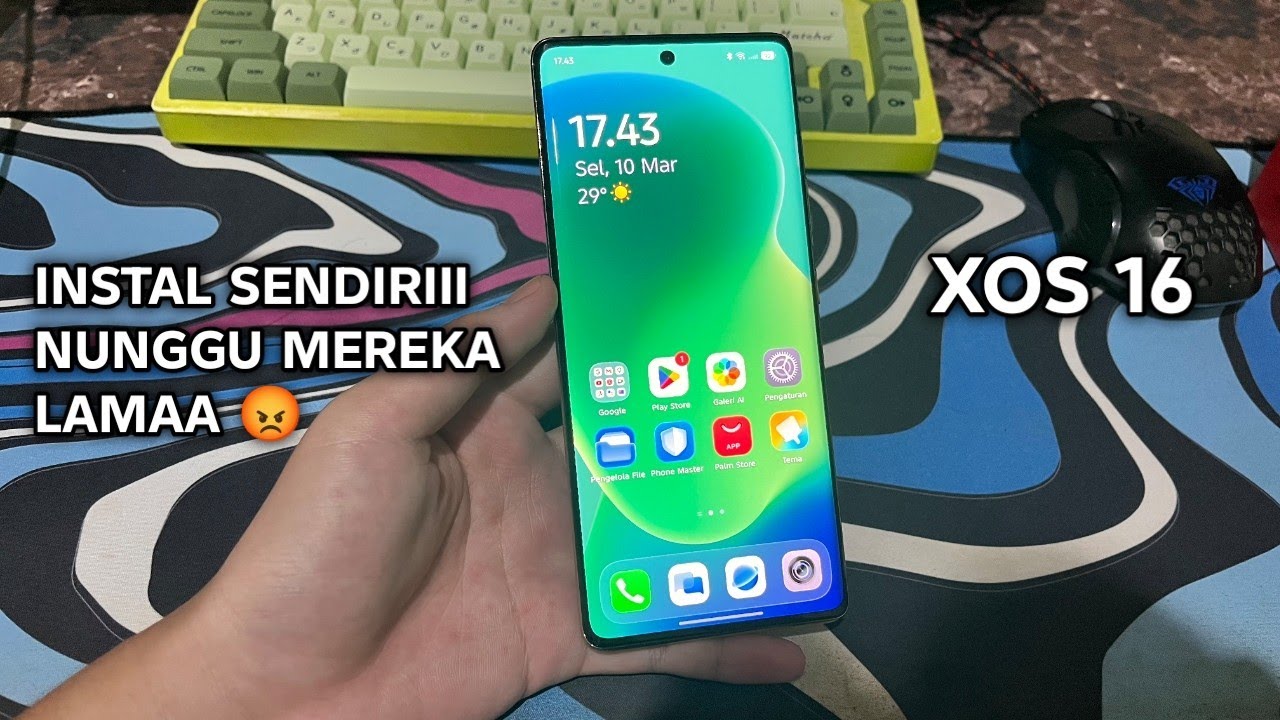 XOS 16 UPDATENYA LAMAA.. mending pasang manual 🙏🏻😁