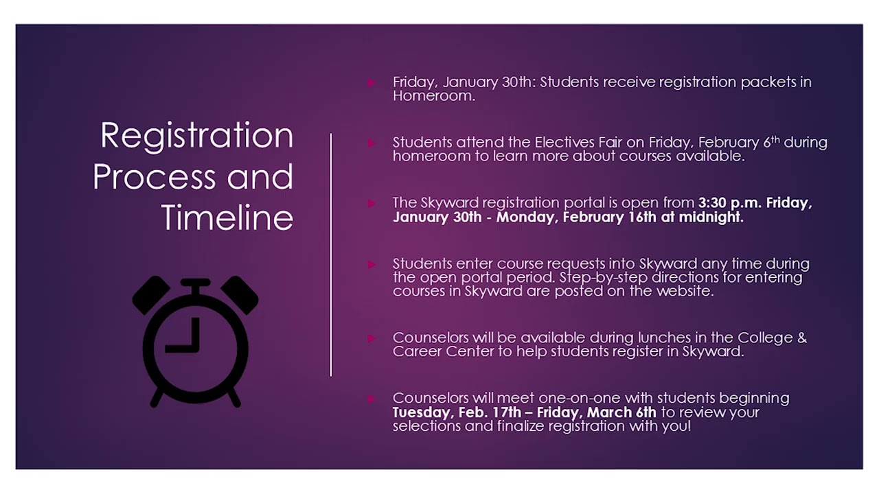 LWHS Registration Video for 2026 - 2027 School Year