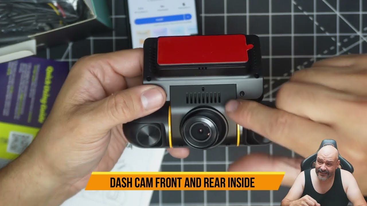 LAMTTO Dash Cam Front and Rear Inside