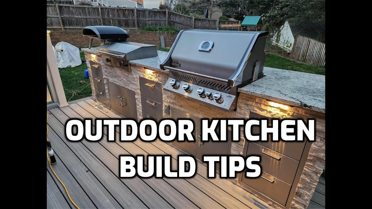 Outdoor Kitchen Build Tips