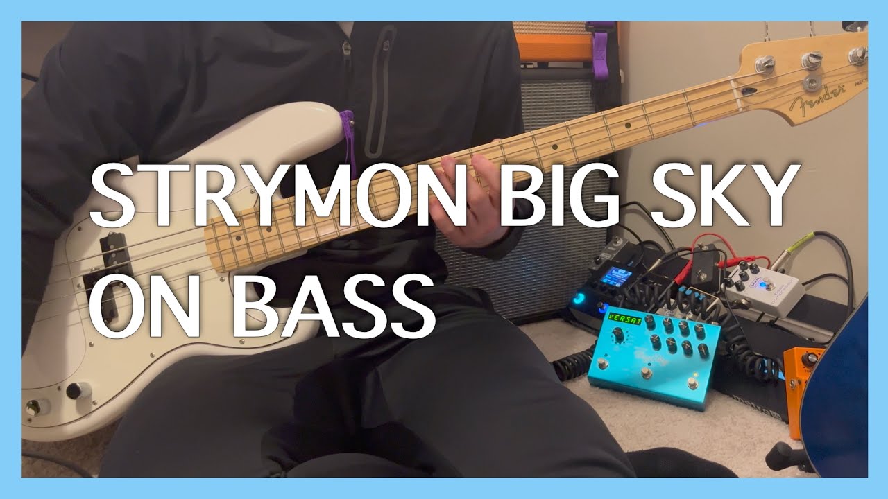 Strymon Big Sky Sounds on Bass