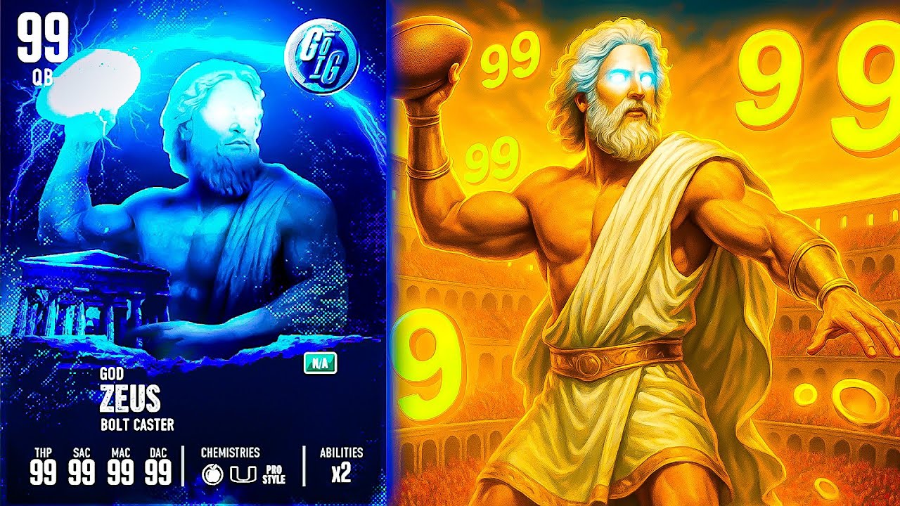 EA Made Zeus A QB.....