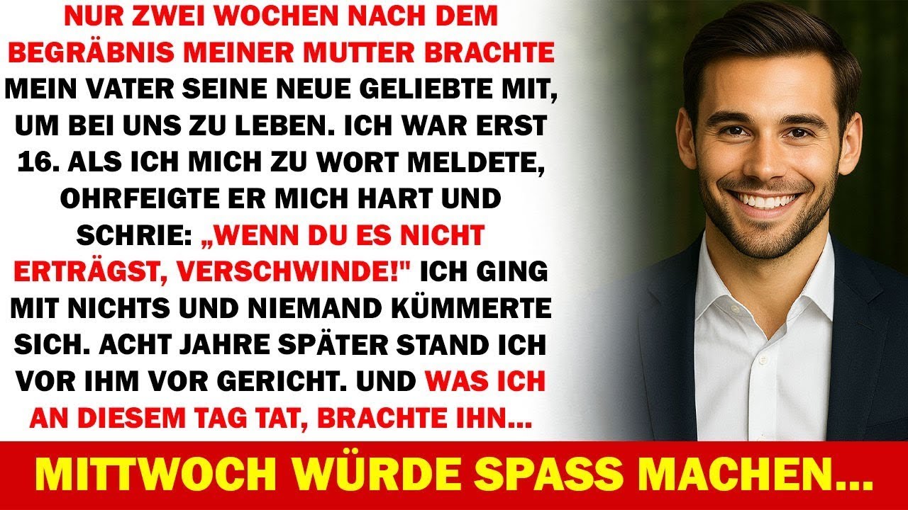 Nach Mamas Beerdigung brachte Papa seine Neue mit   warf mich raus – 8 Jahre später zahlte er…