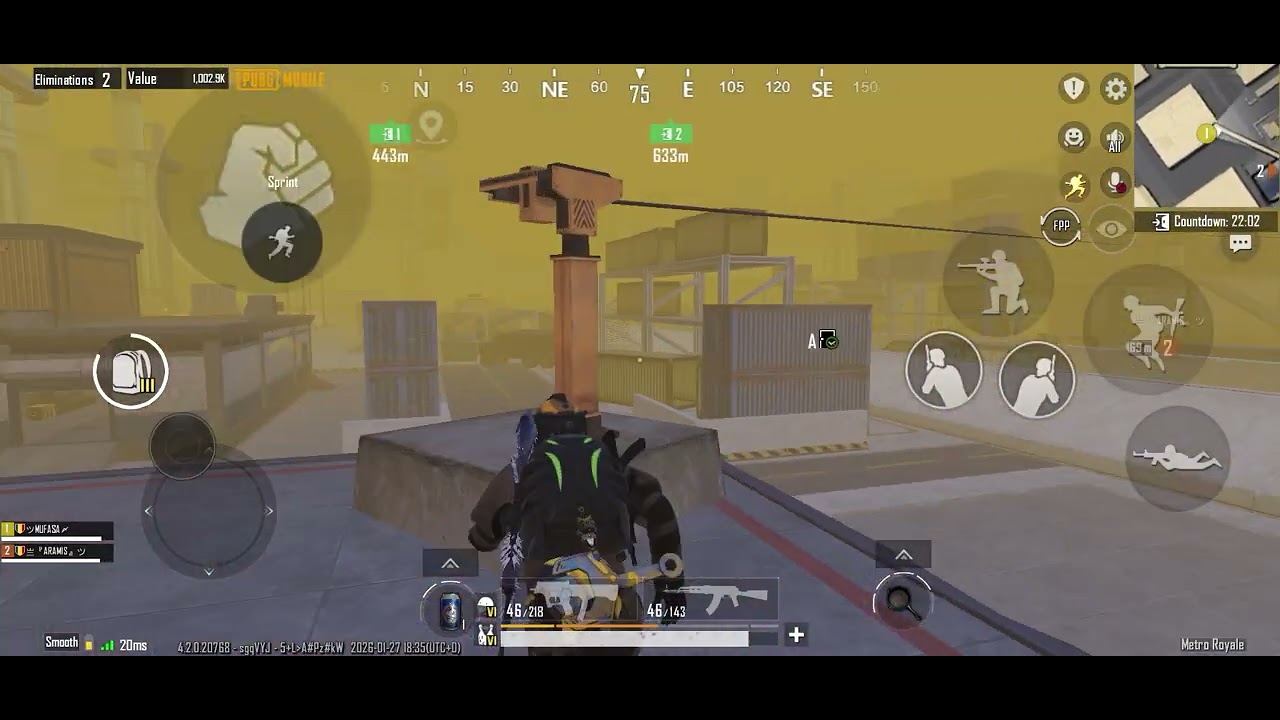 PUBG Metro royale 2vs4 