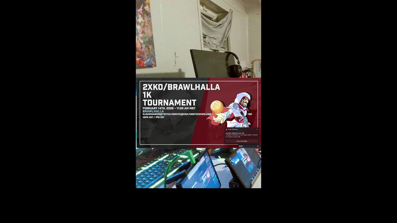 2xko / brawlhalla 1k tournament february 14th