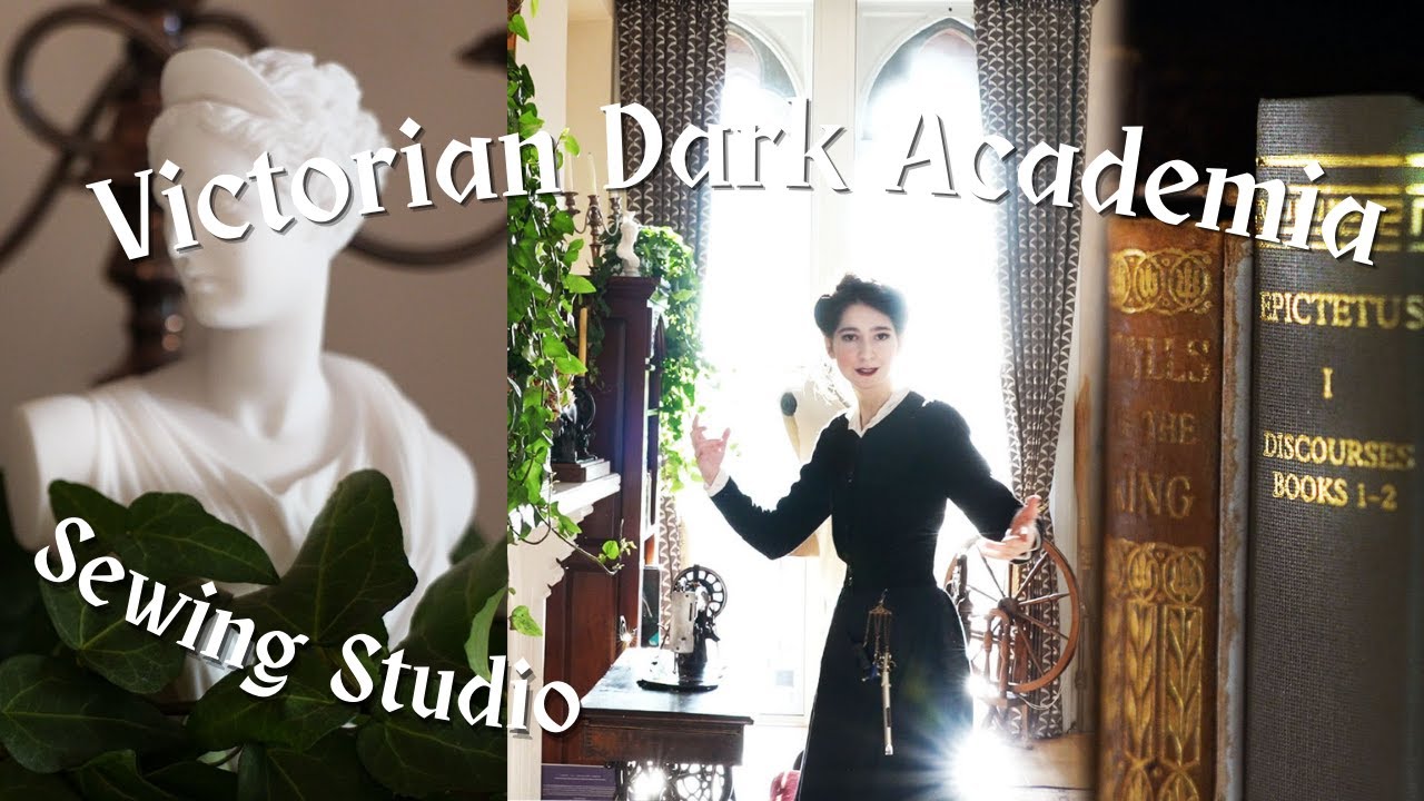 London Studio Tour || Victorian Dark Academia Sewing Room