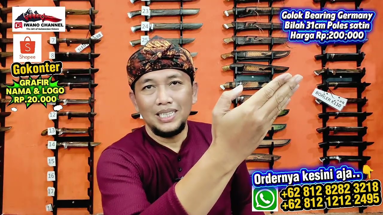 (Ada GiveAway) Review Golok dan pisau perr angkot, perr wilys G2 dan bearing
