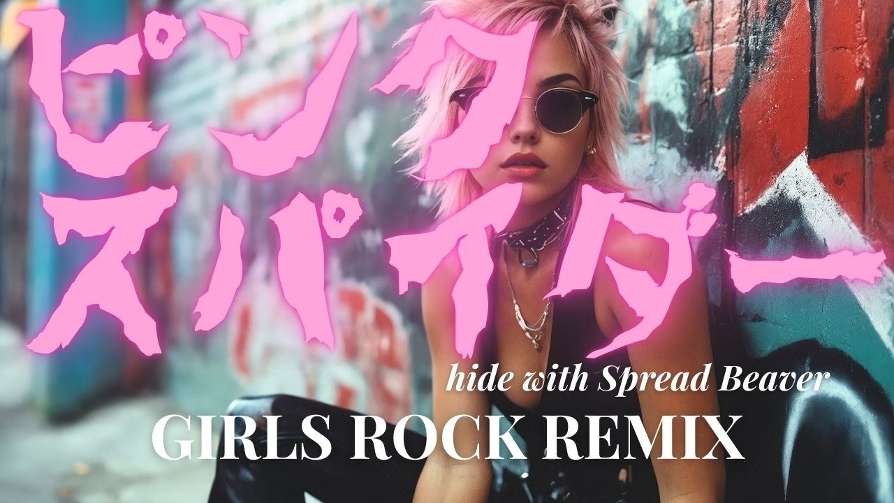 【ピンクスパイダー】hide with Spread Beaver GIRLS ROCK REMIX/AIカバー