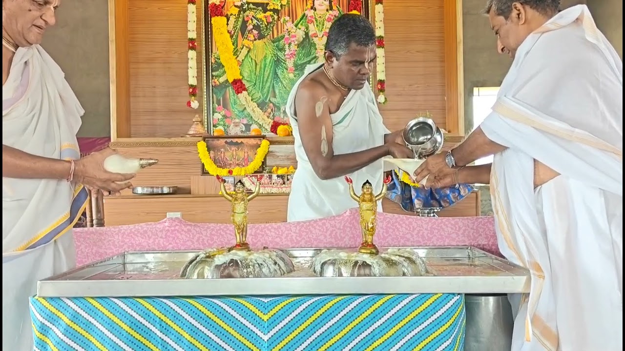 Abishekam - Nityanand Trayodashi Festival at ISKCON Tirupur
