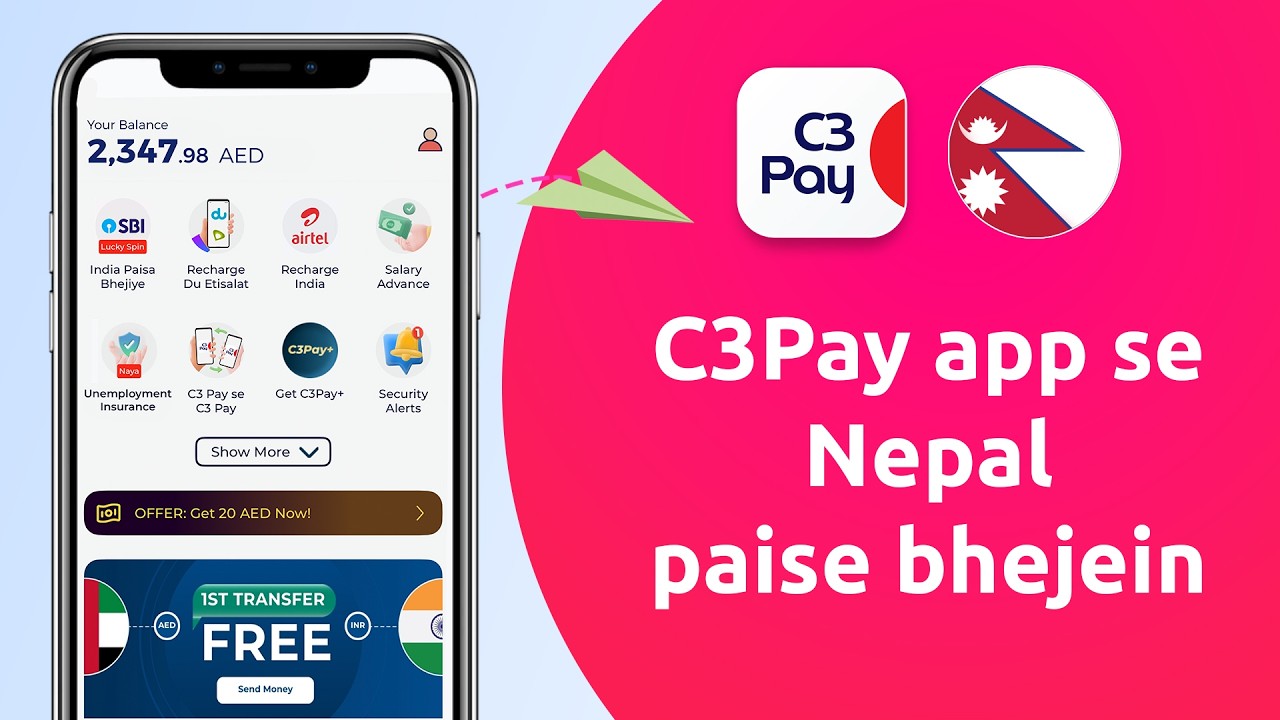 Send Money to Nepal via C3Pay | Step-by-Step Guide