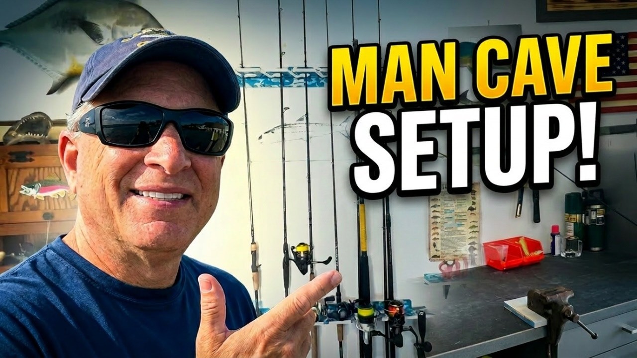 My Complete Man Cave Tour | Fishing Gear, Military Collection & Workshop