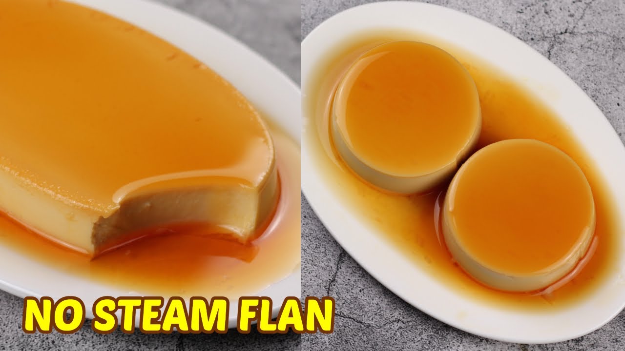 Homemade Leche Flan! [ No Steam, No Bake, No Oven, No Mixer ]