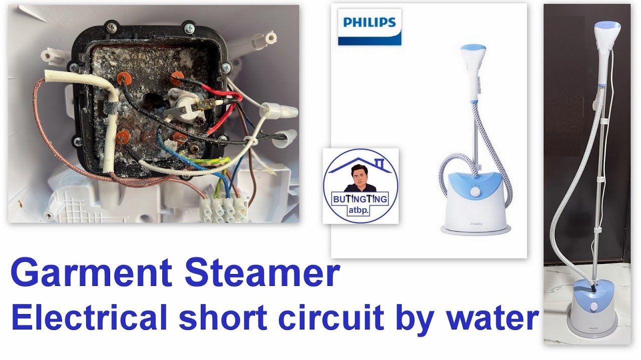 How to Fix Garment Steamer || Damaged by Water Leakage || Philips GC482 || Electrical Short Circuit