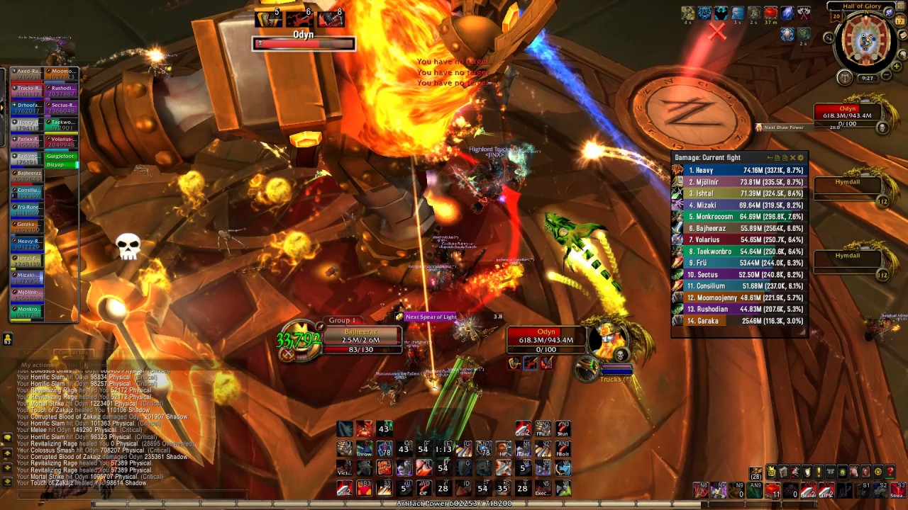 Bajheera - ODYN: Trial of Valor (Normal) - WoW Legion Arms Warrior PvE
