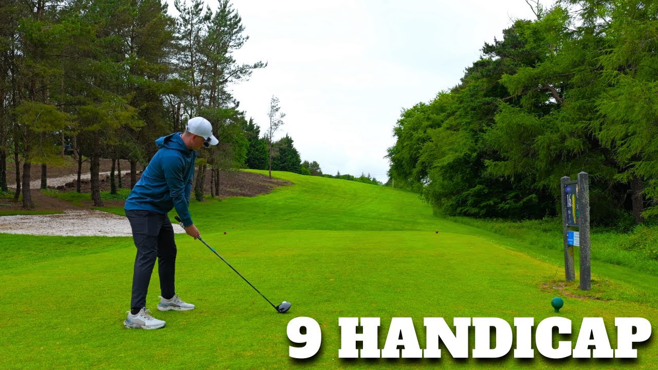 What 9 Handicap Golf Looks Like...  [Every Shot]