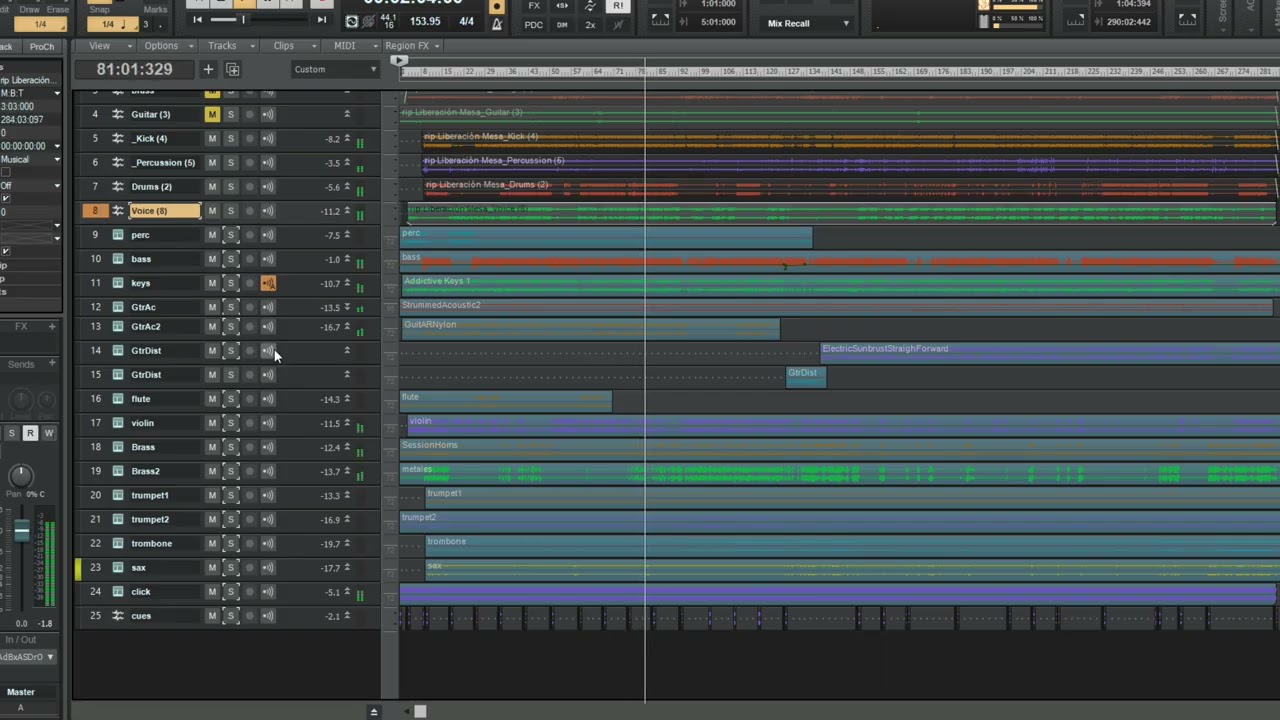 MEDLEY JÚBILO Cantos de Liberación + La Mesa Ccint - multitrack (todos los instrumentos)
