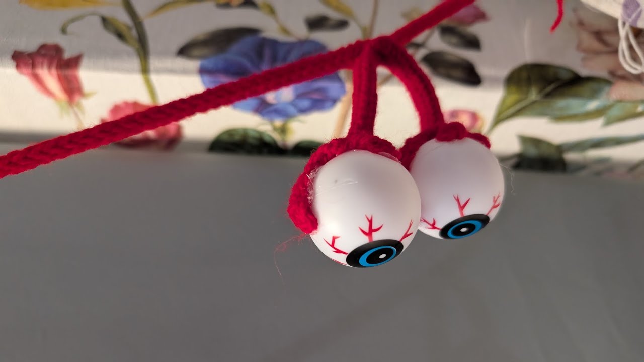Halloween projects using I-Cord French knitting 