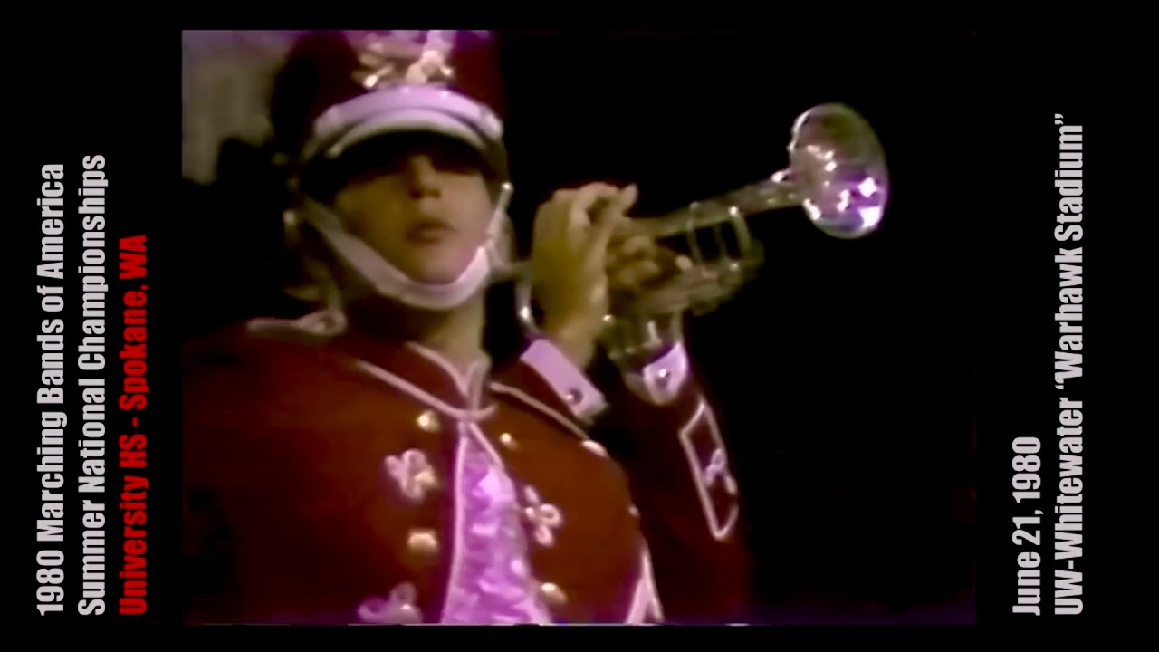 University High School Marching Band Spokane Wash 1980 Bands of America National Championship