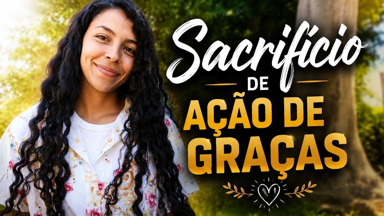 Sacrifício de ação de graças: a importância de sermos gratos