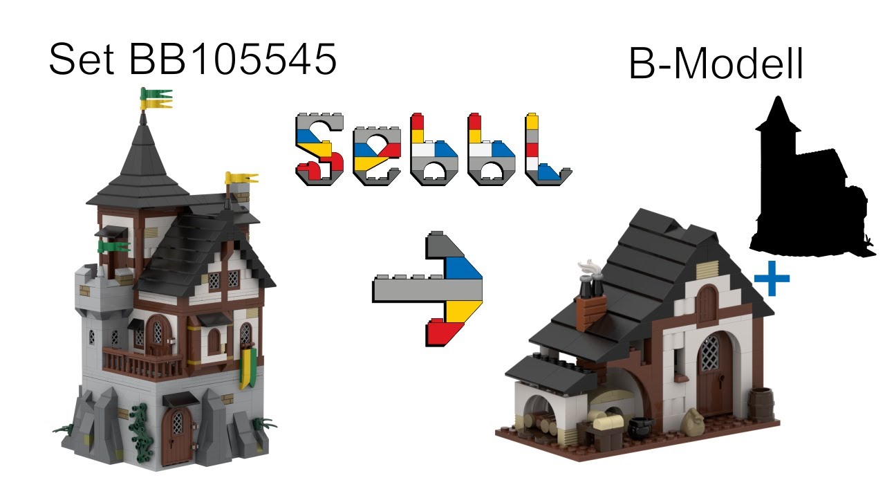 BlueBrixx® 105545 B-Modell - Beliebte Baustein Bäckerei (+Burg)